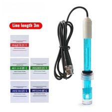 Ph Replacement Probe With BNC Interface 300cm Cable 0-14 PH Q9 Probe Controller