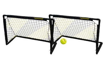 POWERSHOT  - Mini-Fußballtor Set für Kinder | 2 Tore + Ball + Pumpe