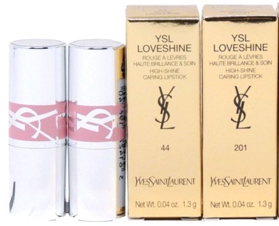YSL Loveshine High Shine Lipstick Minis Nude Lavalliere 44B & Rosewood