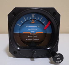 Mid-Continent Electric Attitude Indicator P/N 4300-311 with connector 10-32 VDC