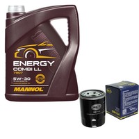 SCT Inspektionspaket 5L Mannol Energy 5W-30 FüR Hyundai I10 1.0 1.2 Kona I30