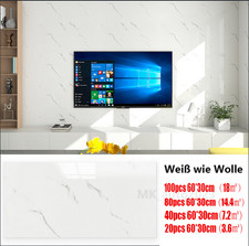 100 Pack Self-Adhesive Marble Tiles Sticker Stick On Wall Home Kitchen Bathroom