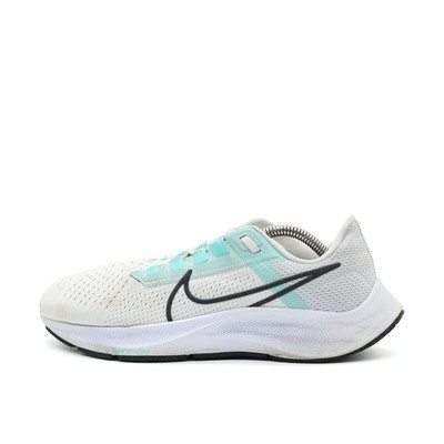 Nike Damen Pegasus 38 Sneaker Weiß/Türkis/Schwarz Zoom Laufschuhe EU 38.5