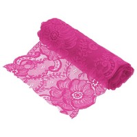 "7,1\" Breit 3 Yard Spitzenband Blumenmuster Rosarotes Spitzenband FüR Diy-Basteln"