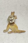 Sterling Silver 925 Jewelry Lot 3pc Yin Yang Ring Size 7 Coyote Pin Whale Tail — photo 4