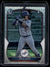 Jesus Galiz 2023 1st Bowman Chrome #BCP-187 Mega Box Mojo Refractor SP