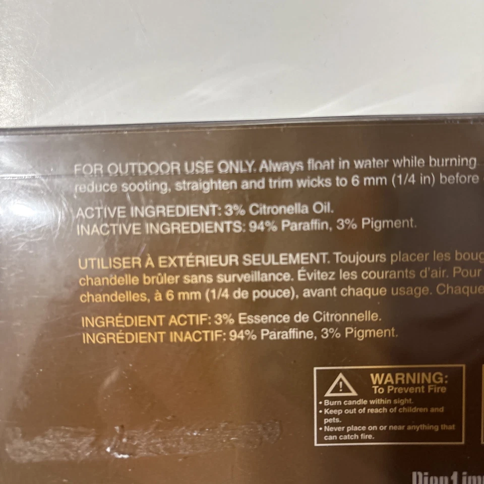 Pier 1 Imports Citronella Scented Floating Candles Pack Of 3 Flower New - Image 3 of 4