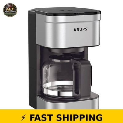 KRUPS Simply Brew Compact 5 Cup Coffee Maker - Stainless Steel