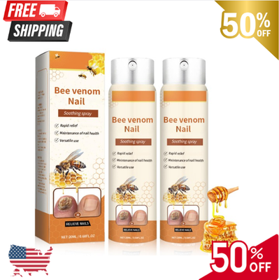 #ad 2Pcs Bee Venom Nail Soothing SprayAdvanced Nail Repair SprayBee Venom Toe Nail $14.75