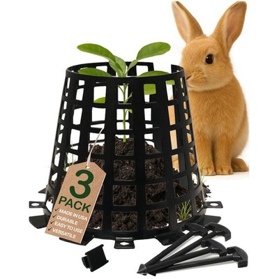 Tree Trunk Protectors 3 Pack - Animal-Proof Bark Guards