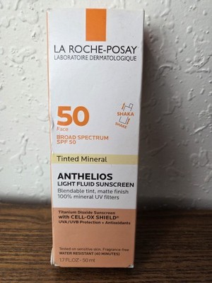 La Roche-Posay SPF 50 Tinted Mineral Anthelios Light Fluid Sunscreen 1.7 Ex 3/26