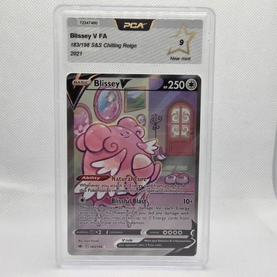Blissey V Alt Art / Heiteira - Pokemon Karte ENG - 2021  183/198 - PCA Grading 9