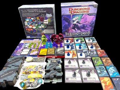 D&D Legend of Drizzt Board Game – Used Excellent Condition Estate