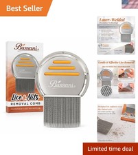 Lice Comb for Fine  Thick Hair  Lice Treatment  Nit Comb for Lice Eggs  L...