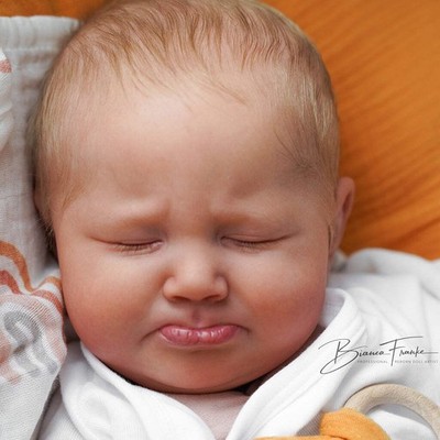 Realborn® Grumpy Sage - 4 Monate (23 Zoll Reborn Vinyl Puppe SET) Bountiful Baby