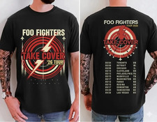 Foo Fighters Take Cover Tour 2026 Concert Graphic T-Shirt
