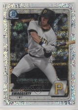2020 Bowman Chrome Prospects Speckle Refractor 112/299 Travis Swaggerty 0r4z