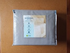 NEW Kohl's Home Classics Charcoal Gray Microfiber Sheet Set King Size