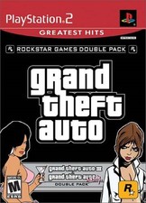 Grand Theft Auto Double Pack: Grand Theft Auto III & Vice City-PS2 Game Complete