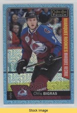 2016-17 O-Pee-Chee Platinum Marquee Rookies Ice Blue Traxx Chris Bigras READ o4u