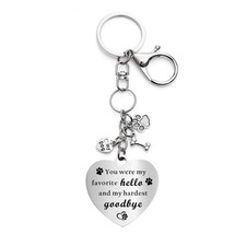 Belloxis Pet Memorial Gifts for Loss of Dog  Stainless Pet Memorial Keychain...