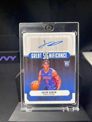 Jalen Duren #GS-JDU 2022 Panini Hoops Great SIGnificance Autographs card