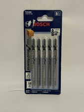 BOSCH T101BR 4" T-SHANK JIGSAW BLADES 5-PACK 10 TPI NEW