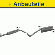 Auspuff Auspuffanlage für SKODA FABIA 1.2 54-64/64PS 2001-2007
