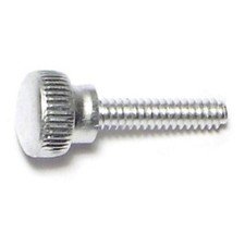  6-32 x 9/16" Aluminum Coarse Thread Knurled Shoulder Thumb Screws