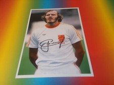 René van de Kerkhof Netherlands World Cup 1974 signed autograph 20x28 photo IP