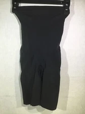 Spanx Womens Tummy Control High Waisted Power Shorts Very Black Size SM ZP-8219