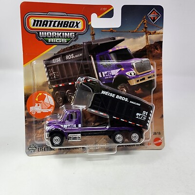 International Workstar 7500 Dump Truck #8/16 * 2025 Matchbox Working Rigs ND11