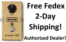 New Dunlop MXR M101GLD 50th Anniversary Phase 90 Gold Guitar Effects Pedal