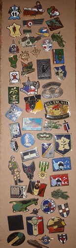 Lot De Pins Militaria - Armée, Insigne, Daguet - Collection Militaire