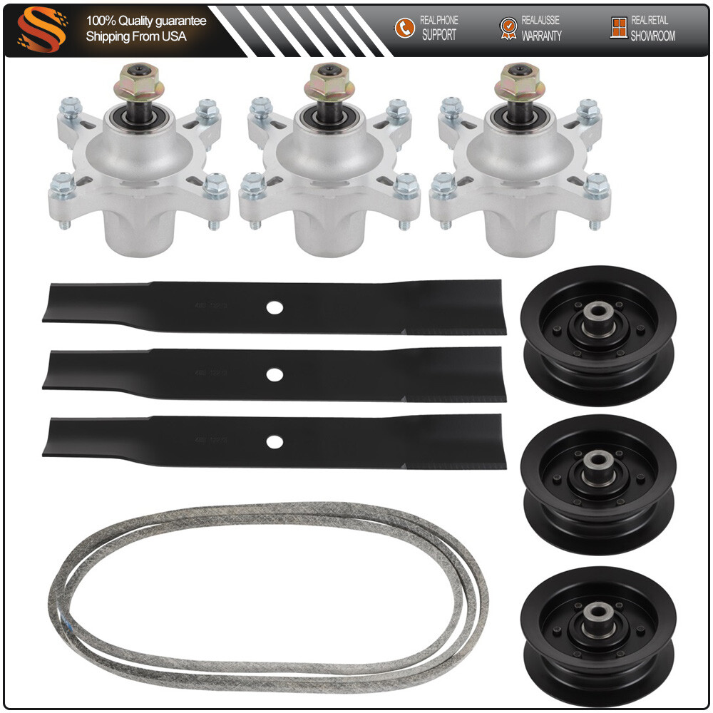 FITS TORO TIMECUTTER Z5000 Z5020 Z5030 DECK KIT BLADES PULLEY SPINDLES BELT