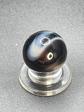 Ravenswood Marbles Silver Ravenswood Swirl Marble Vintage Marbles 0.591