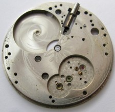 Waltham Vanguard Up Down Pocket Watch 16s 23j. part: INCOMPLETE main plate