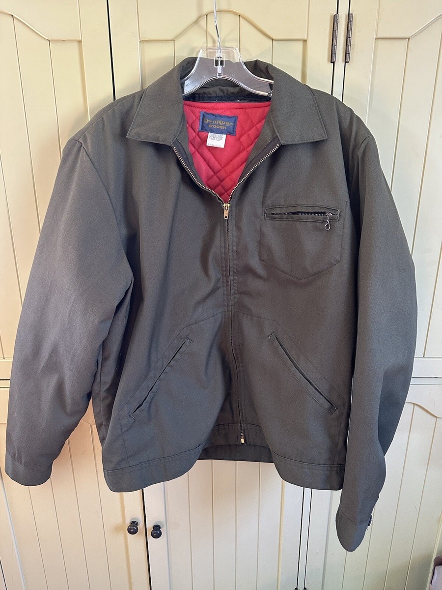 ジャケット・アウター 70s oshkosh work jacket Vintage 70s OshKosh B'gosh Men's 46R Denim Sanforized Chore