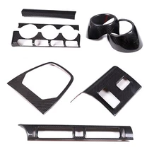 Real Carbon Fiber interior trim Cover Overlay Set Fits Manual GR86 BRZ 2022-up