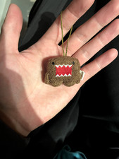 NHK Japan TV Domo-Kun Micro Plush Phone Strap Charm