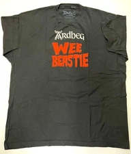 Ardbeg Wee Beastie Islay Single Malt Whisky Black T-shirt Extra Large XL Tee