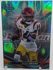  2022 Bowman's Best University Aqua Lava Refractor #11 Raleek Brown #056/198 RC