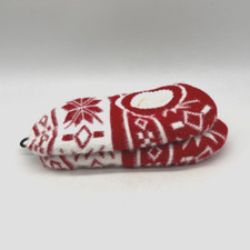 Northeast Outfitters Cozy Cabin Oversized Snowflake Slippers Women's Size 5-10