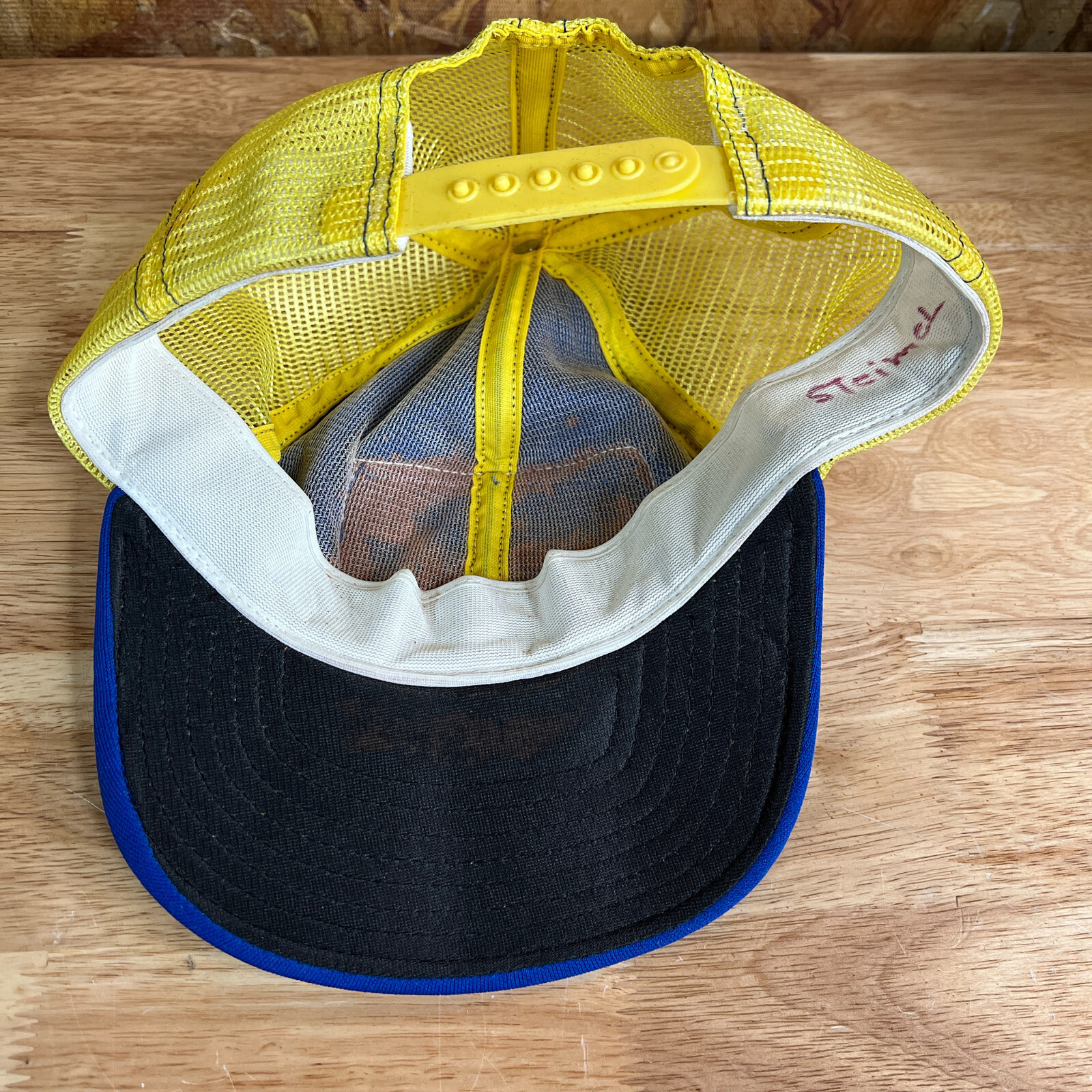 Vintage Dale Earnhardt 15 Wrangler Patch Mesh Blue Ye… - Gem