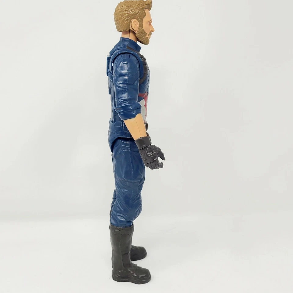Figura Marvel Avengers Infinity War Titan Capitán América Hero Series 12" 2017 Foto 2 de 3