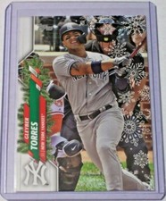 2020 Topps Holiday Walmart Metallic Parallel Gleyber Torres New York Yankees