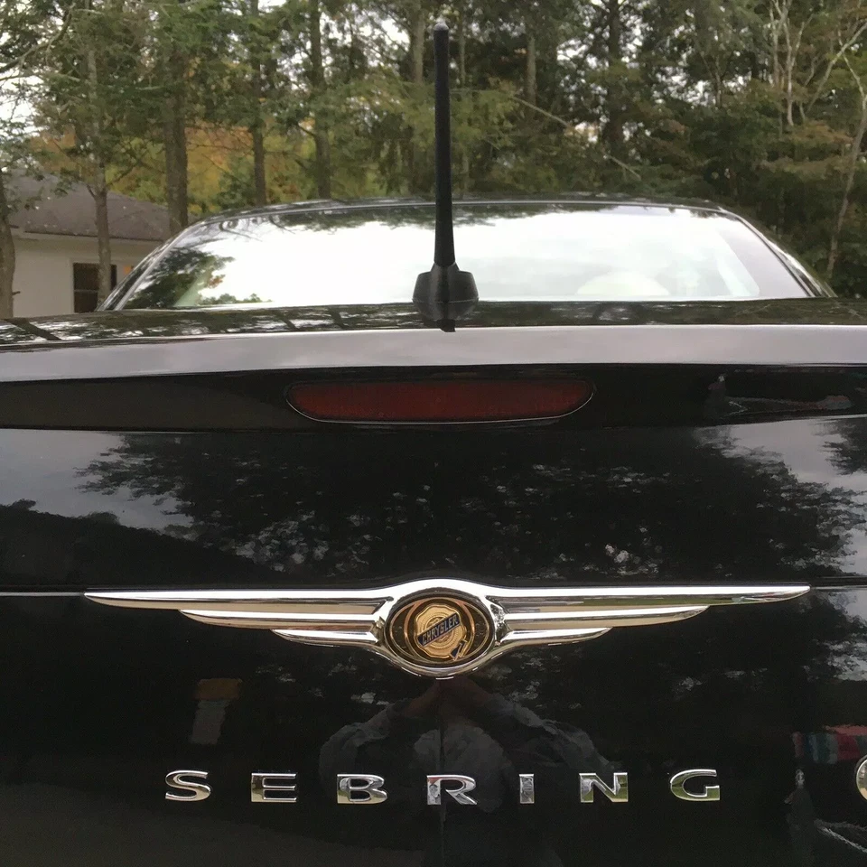 Mástil de antena de goma negro corto de 7" radio AM/FM para Chrysler Sebring 2007-2010 Foto 4 de 4