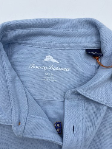 Tommy Bahama Island Zone Light Blue Polo Embroiled Orlando Florida NWT Size M - Picture 4 of 4