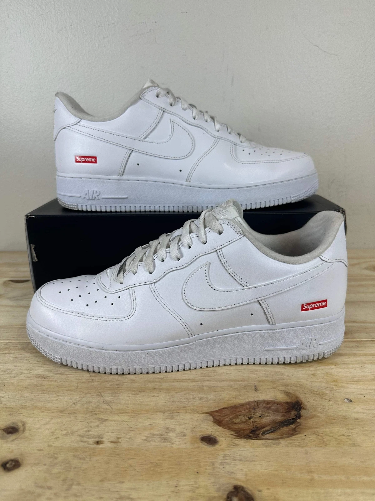 Nike Air Force 1 Low Supreme Blanc Taille 13