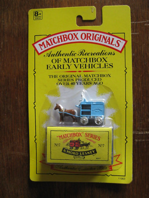 Matchbox Lesney MOKO Originals No7 Horse drawn milk float | eBay